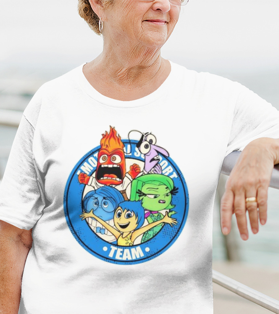 Emotional Support Team Inside Out Characters Riley's Emotions T-Shirt
