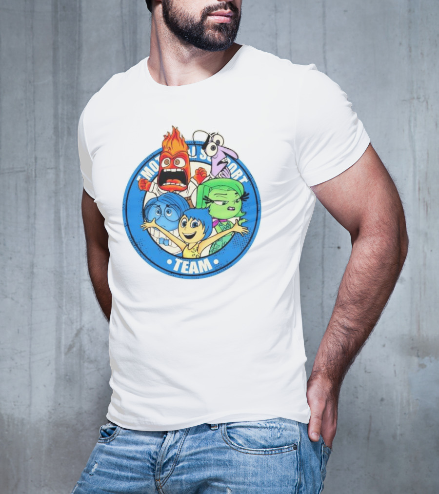Emotional Support Team Inside Out Characters Riley's Emotions T-Shirt