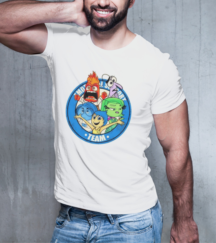 Emotional Support Team Inside Out Characters Riley's Emotions T-Shirt