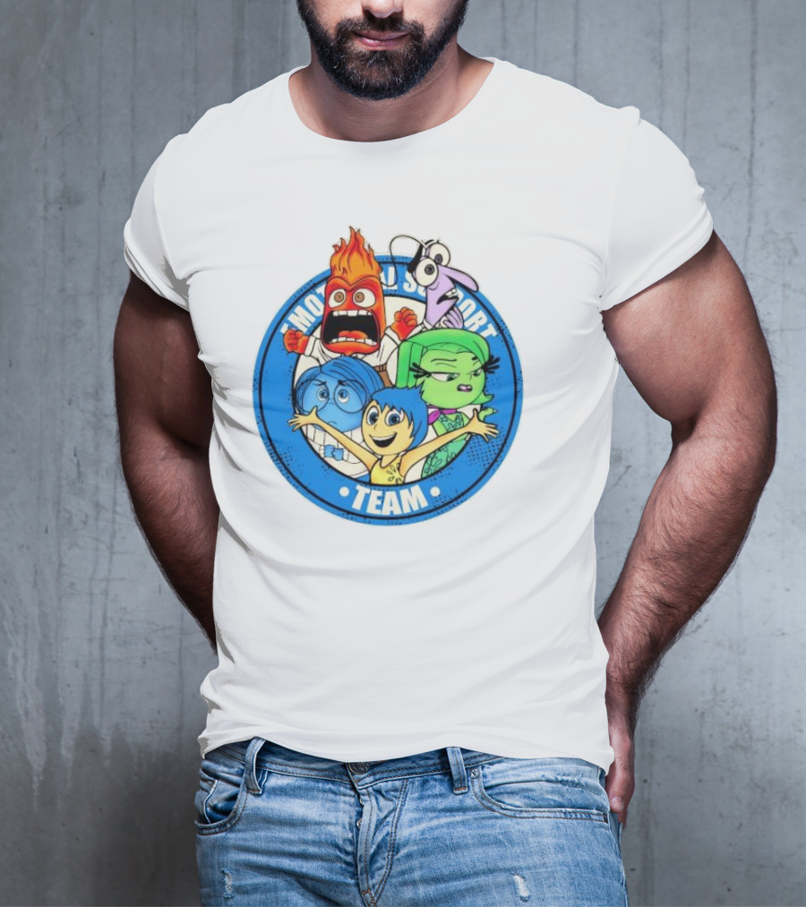 Emotional Support Team Inside Out Characters Riley's Emotions T-Shirt