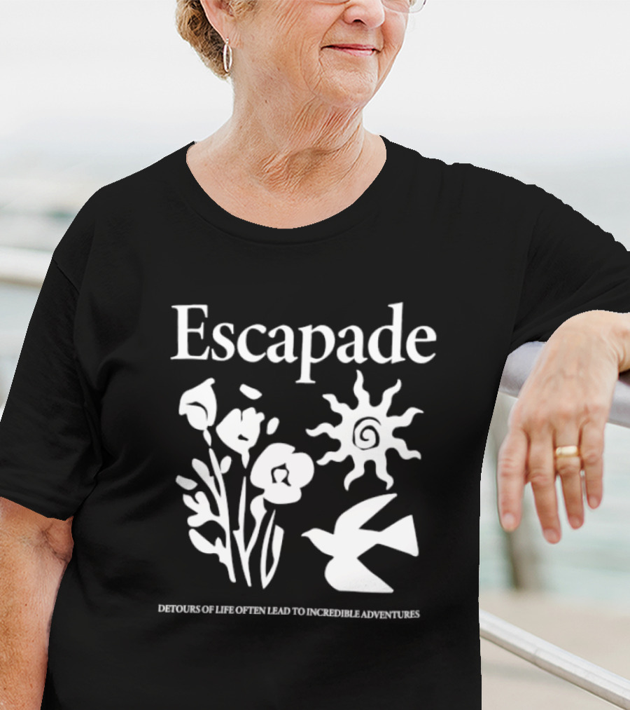 Escapade Sunflower Bird Journey Detours Of Life Often Lead To Incredible Adventures T-Shirt