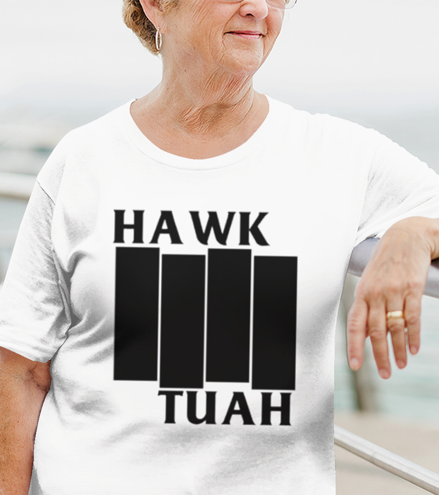 Hawk Tuah Black Flag T-Shirt