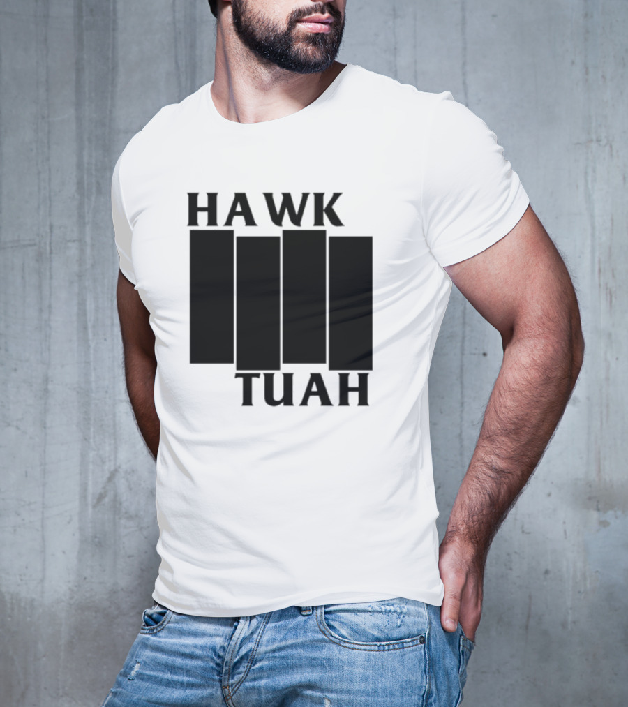 Hawk Tuah Black Flag T-Shirt