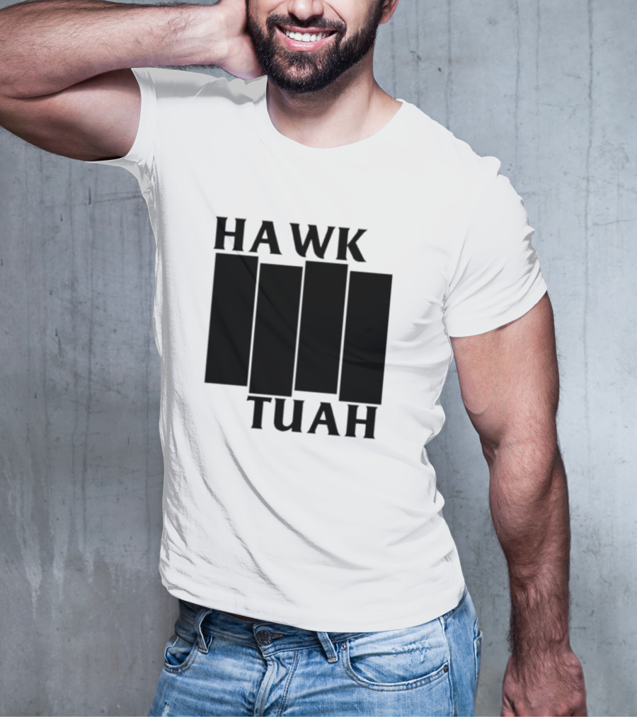 Hawk Tuah Black Flag T-Shirt