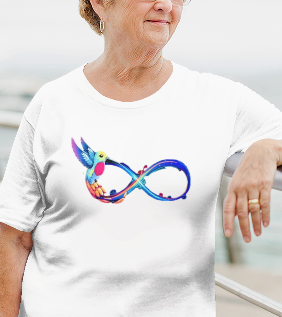 Infinity Colorful Bird T-Shirt