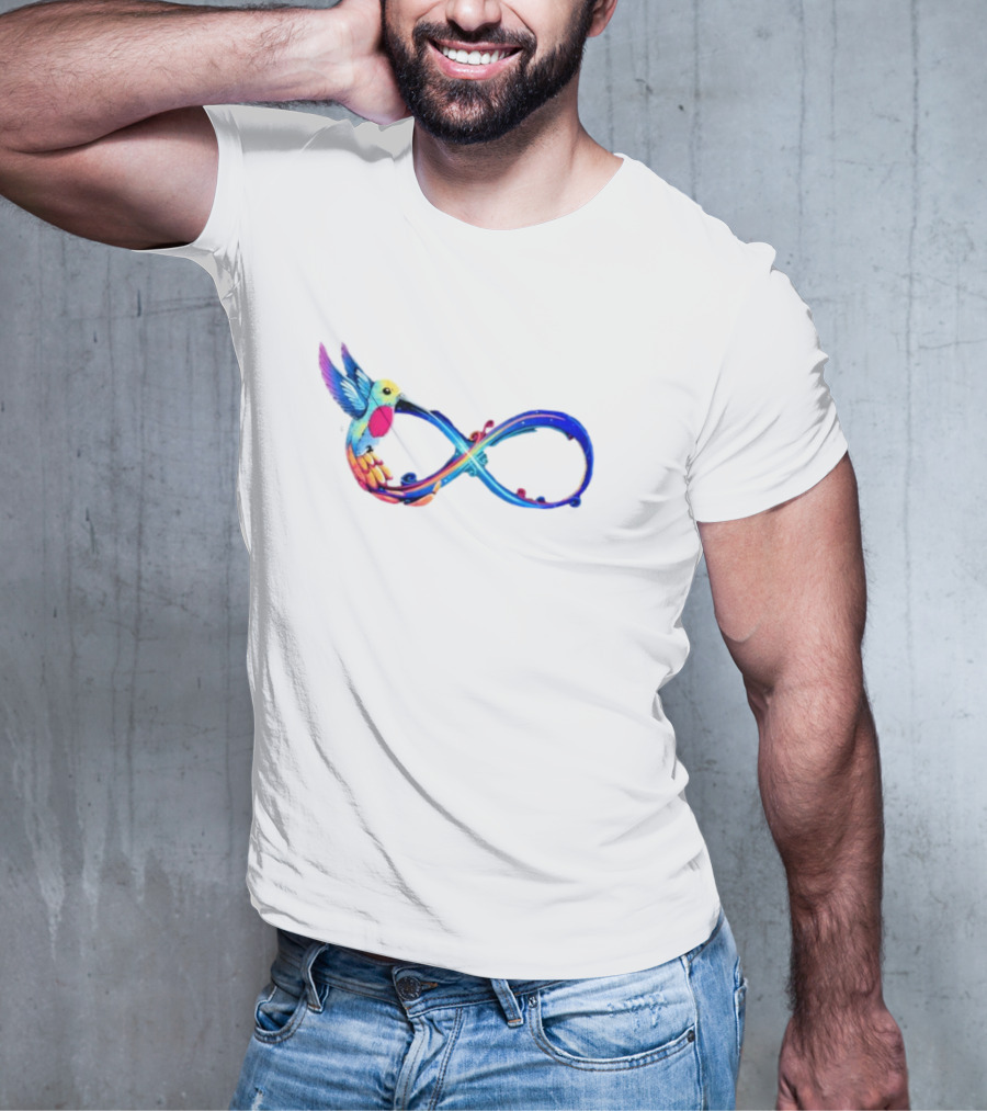 Infinity Colorful Bird T-Shirt