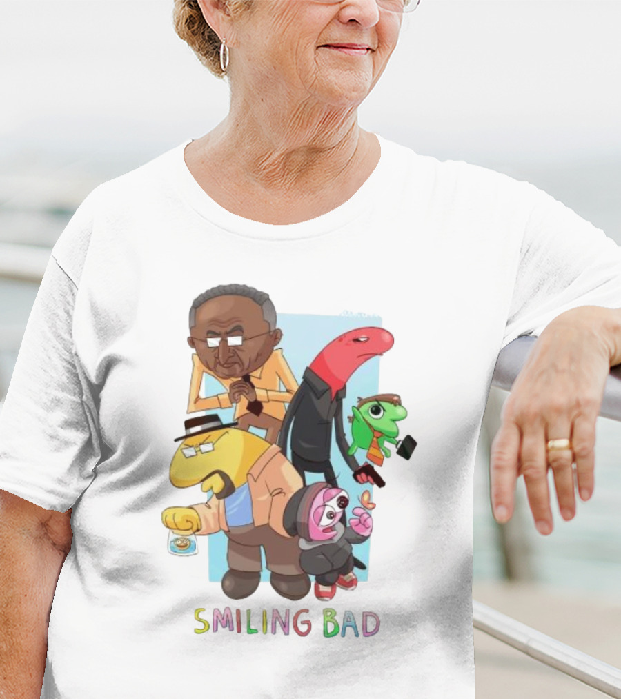 Smiling Bad Characters Joolianee Inspired Cartoon T-Shirt