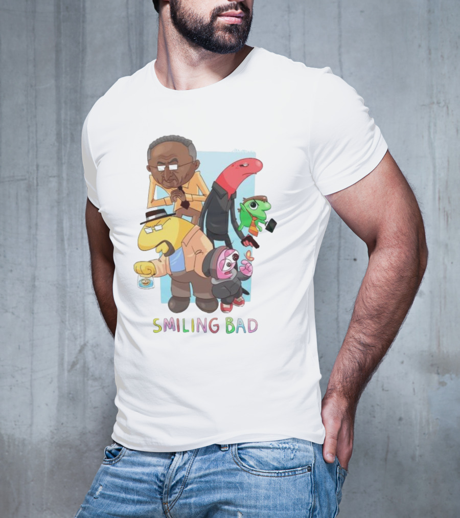 Smiling Bad Characters Joolianee Inspired Cartoon T-Shirt