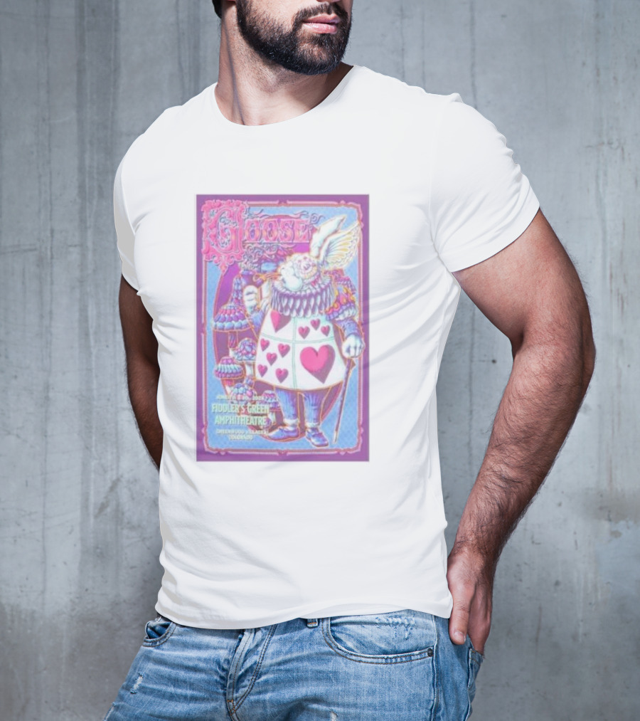 Goose At Fiddler's Green Amphitheatre Denver Wonderland T-Shirt