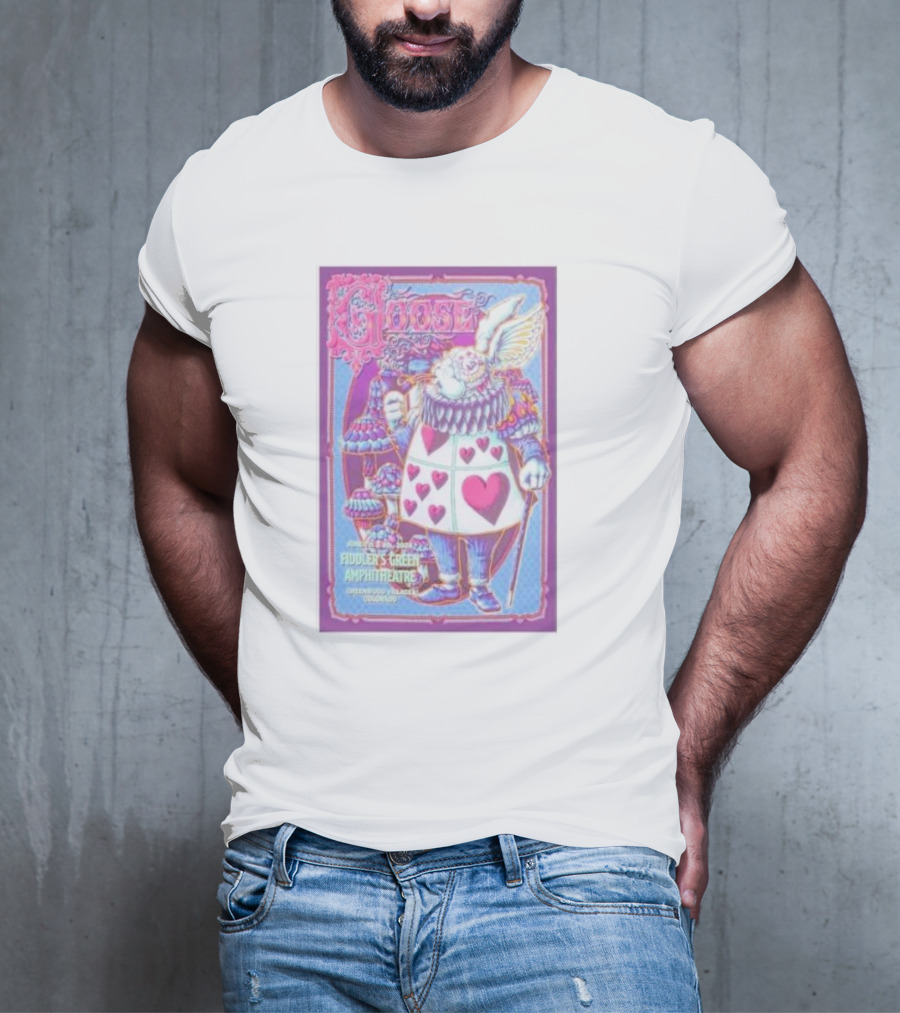 Goose At Fiddler's Green Amphitheatre Denver Wonderland T-Shirt