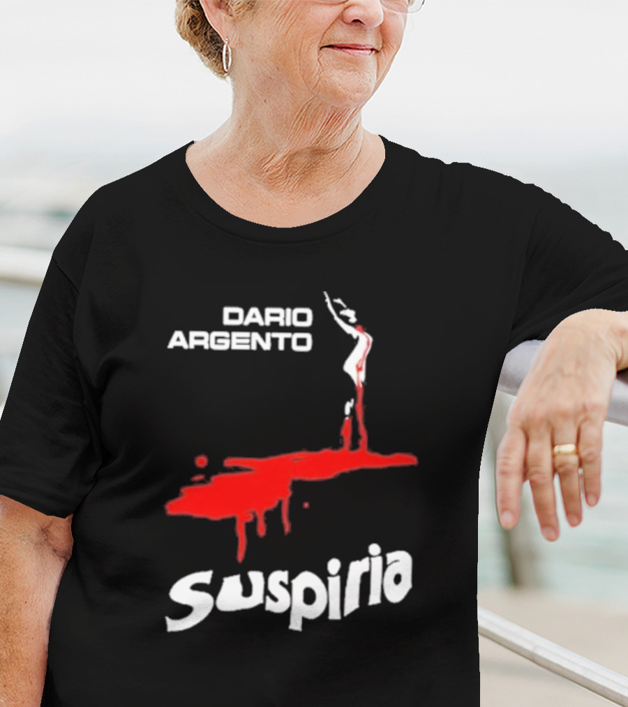 Dario Argento Suspiria Louisa Red Silhouette Blood Splatter T-Shirt