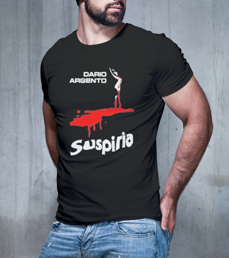 Dario Argento Suspiria Louisa Red Silhouette Blood Splatter T-Shirt