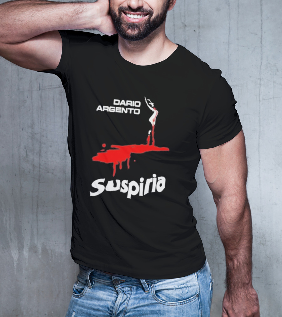 Dario Argento Suspiria Louisa Red Silhouette Blood Splatter T-Shirt