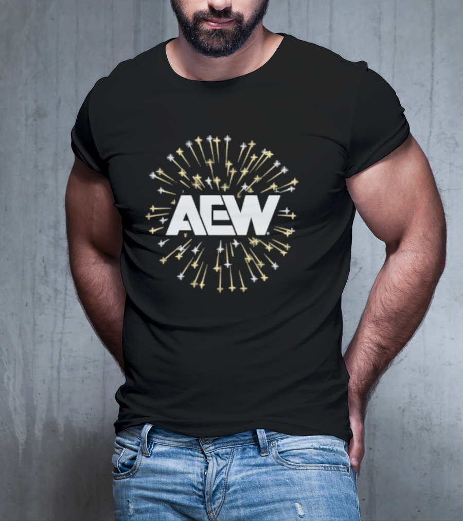 AEW Firework Burst T-Shirt