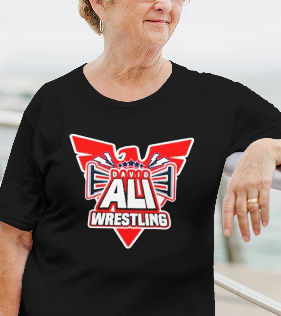 David Ali Wrestling USA Double-sided T-Shirt