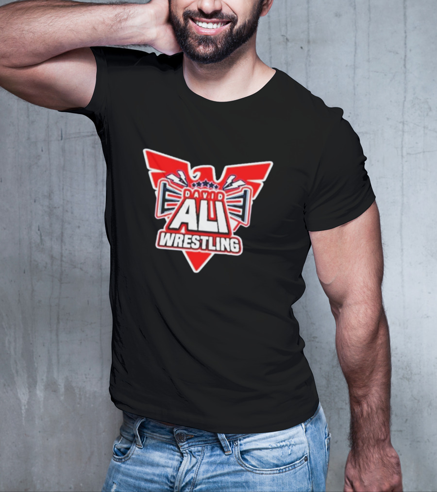 David Ali Wrestling USA Double-sided T-Shirt