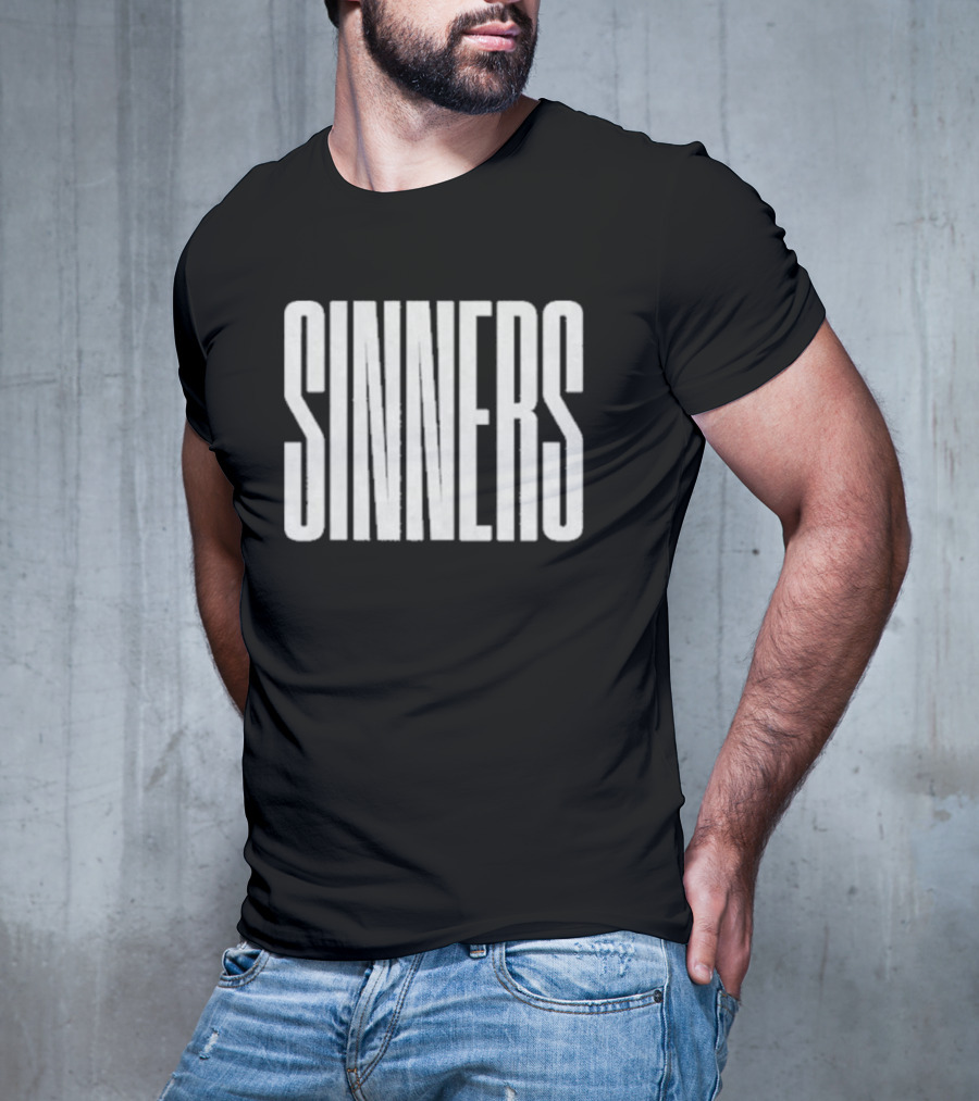 Sinners Sus Boy Sinners Text T-Shirt