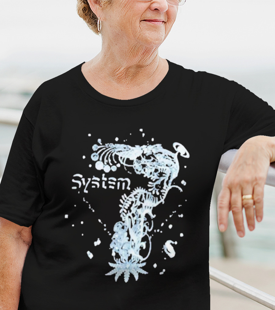 System 7 Unique Floral T-Shirt