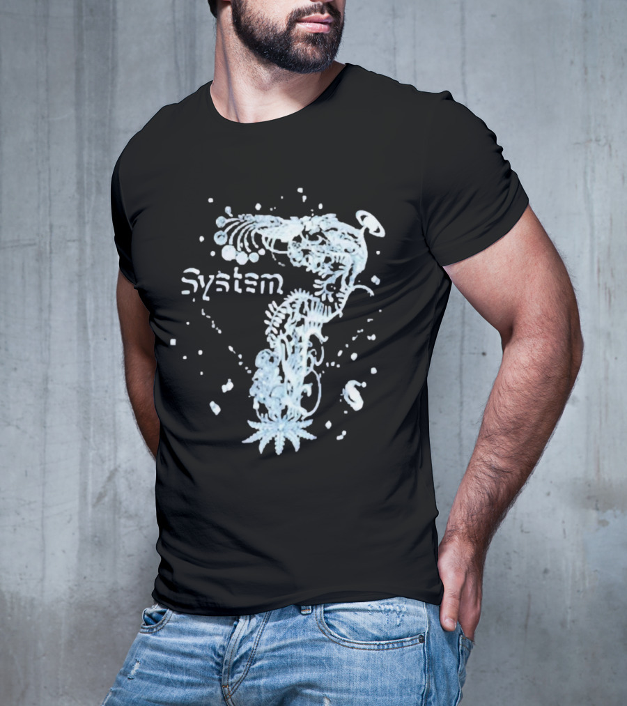 System 7 Unique Floral T-Shirt