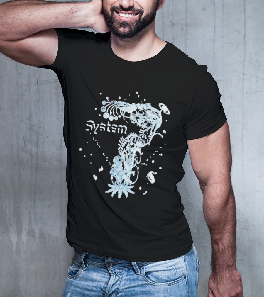 System 7 Unique Floral T-Shirt
