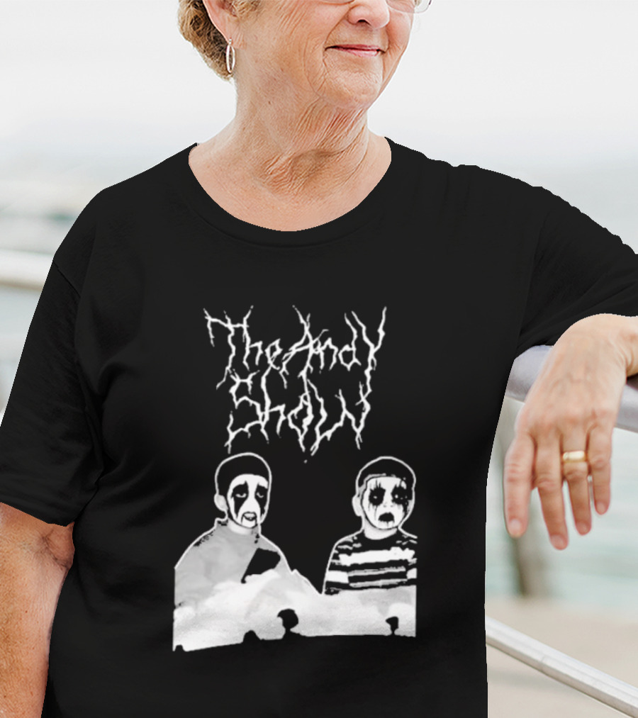 The Andy Show Corpse Paint Black Metal Duo T-Shirt