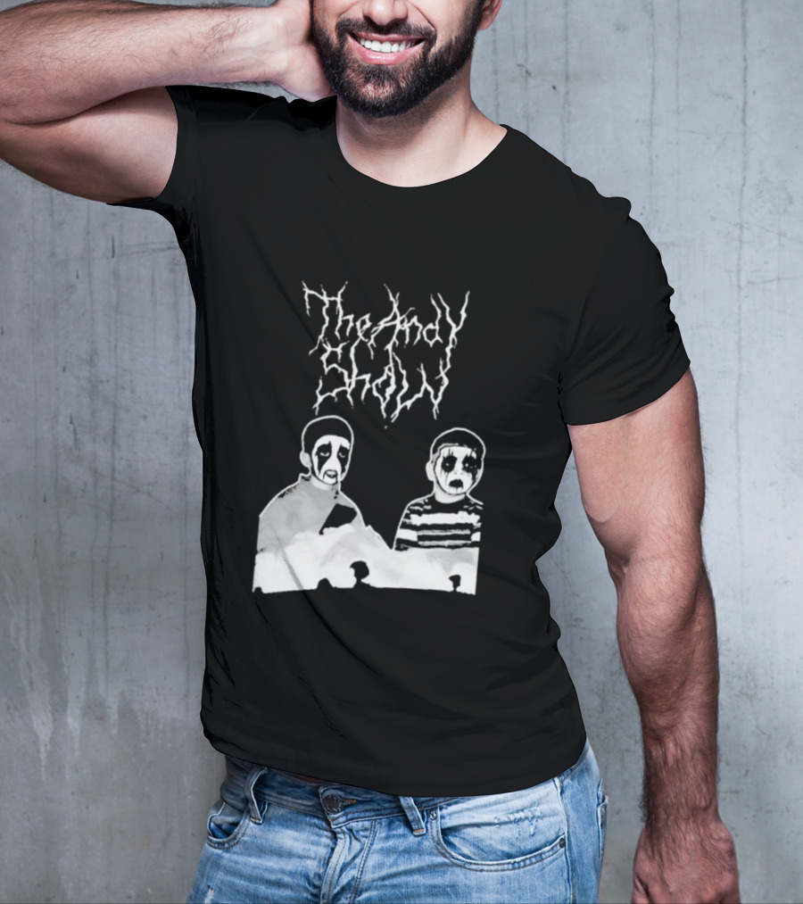 The Andy Show Corpse Paint Black Metal Duo T-Shirt