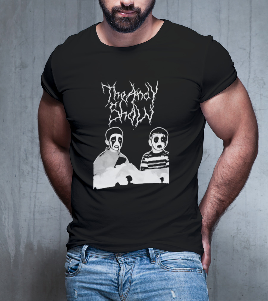 The Andy Show Corpse Paint Black Metal Duo T-Shirt