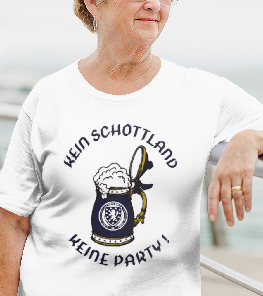 Kein Schottland Keine Party Bierkrug Schottisches Wappen T-Shirt