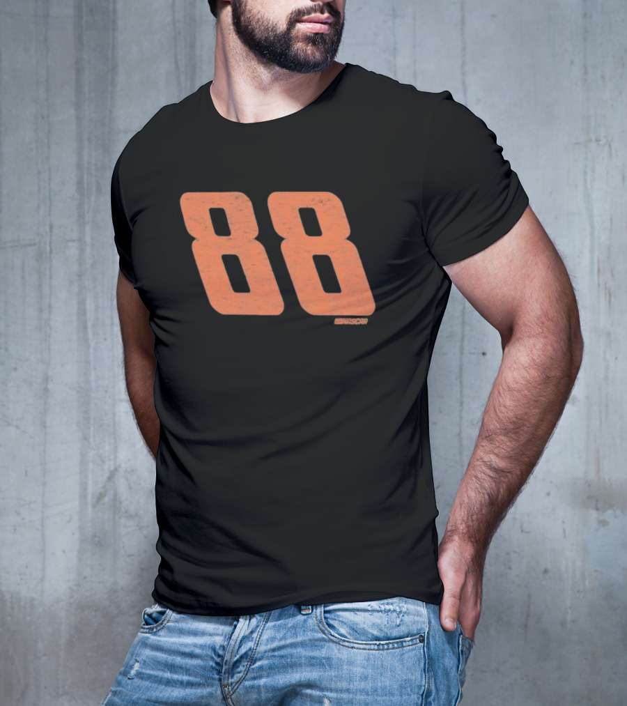 NASCAR Dale Earnhardt Jr. #88 Black Franklin 47 Racing T-Shirt