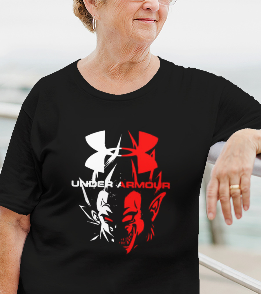 Vegeta Dual Face Under Armour Dragon Ball T-Shirt