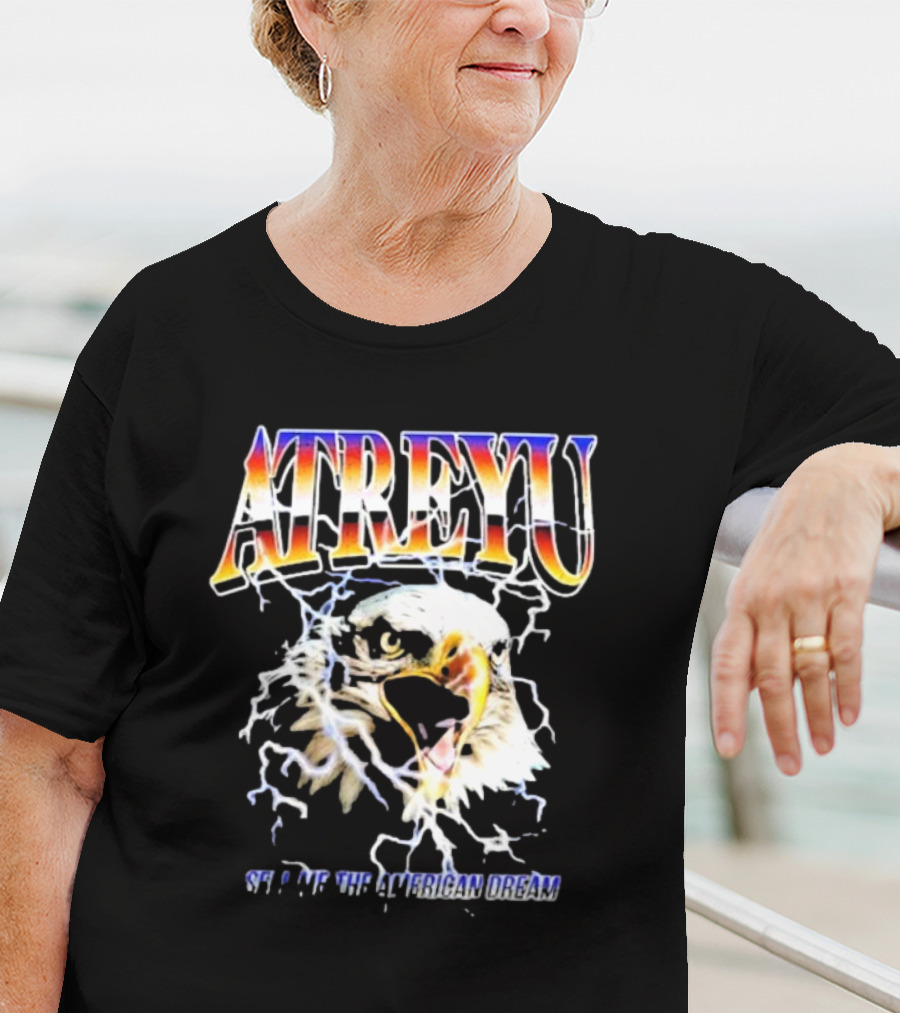 ATREYU Set Me The American Dream Eagle Lightning T-Shirt