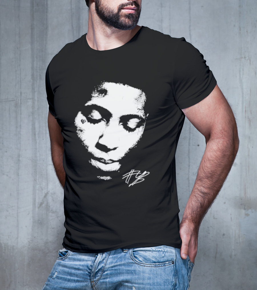 Never Broke Again Lonely Child NBA YoungBoy Signature Black And White Face T-Shirt