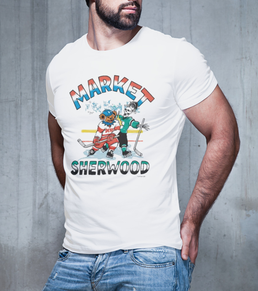 Sherwood Gd Bender Market Hockey Bear T-Shirt