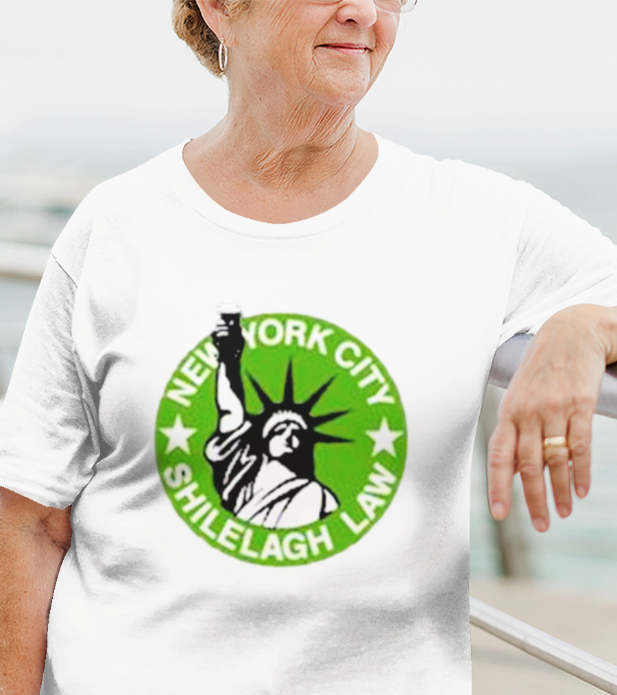 New York City Shilelagh Law Statue Of Liberty Beer T-Shirt