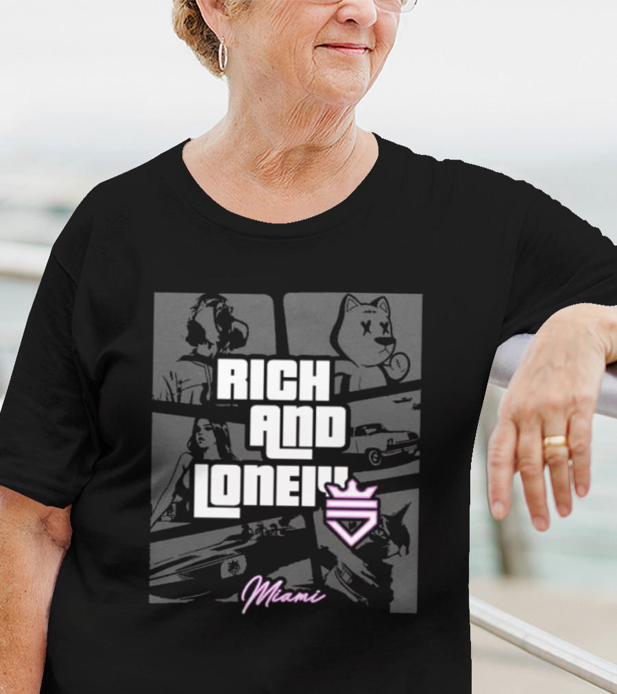 Rich And Lonely Miami T-Shirt