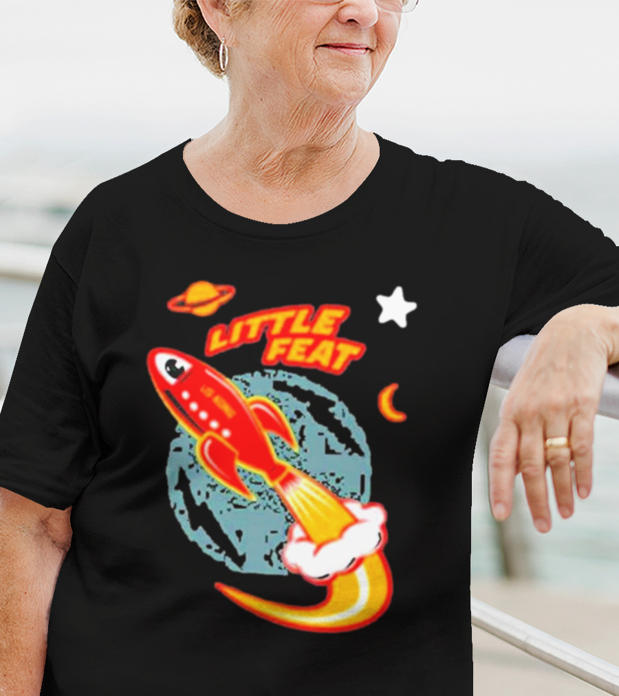 Little Feat Rocketship Planetary Adventure T-Shirt