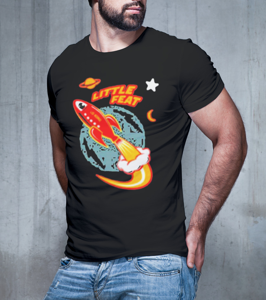 Little Feat Rocketship Planetary Adventure T-Shirt