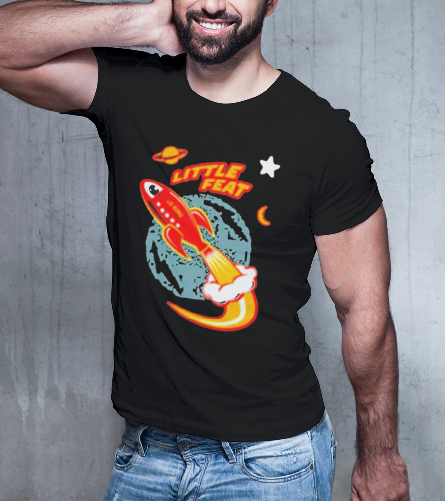 Little Feat Rocketship Planetary Adventure T-Shirt