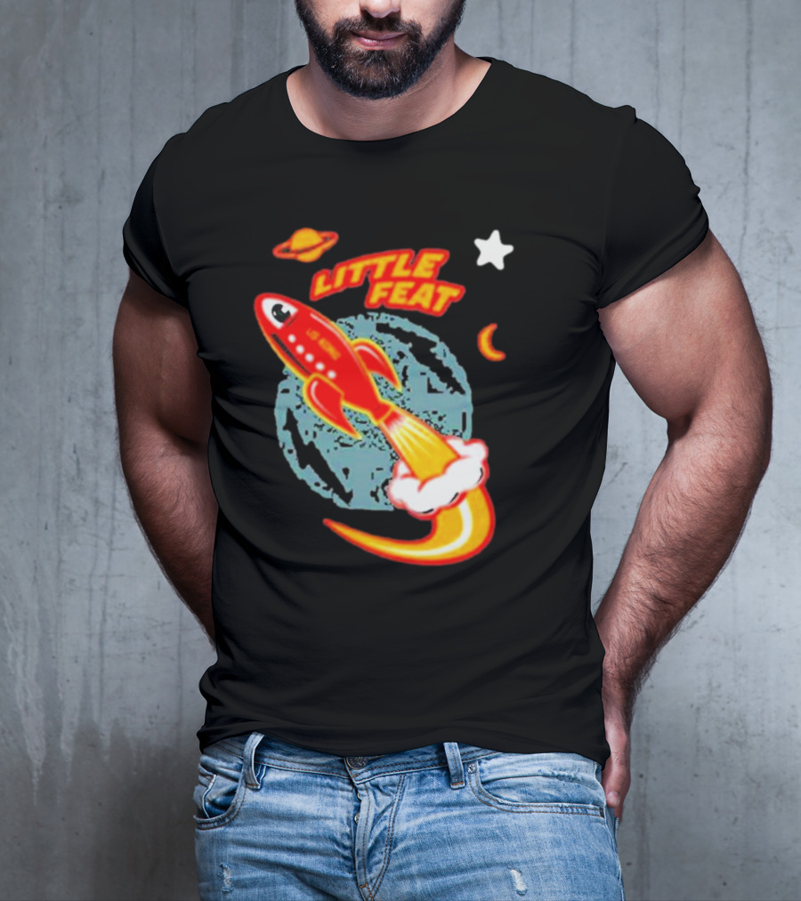 Little Feat Rocketship Planetary Adventure T-Shirt