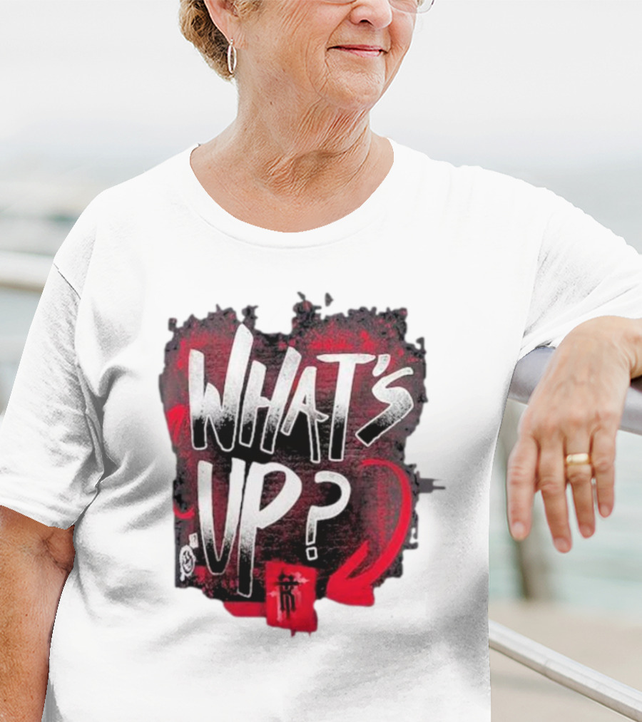 What's Up Bold Graphic R-Truth T-Shirt