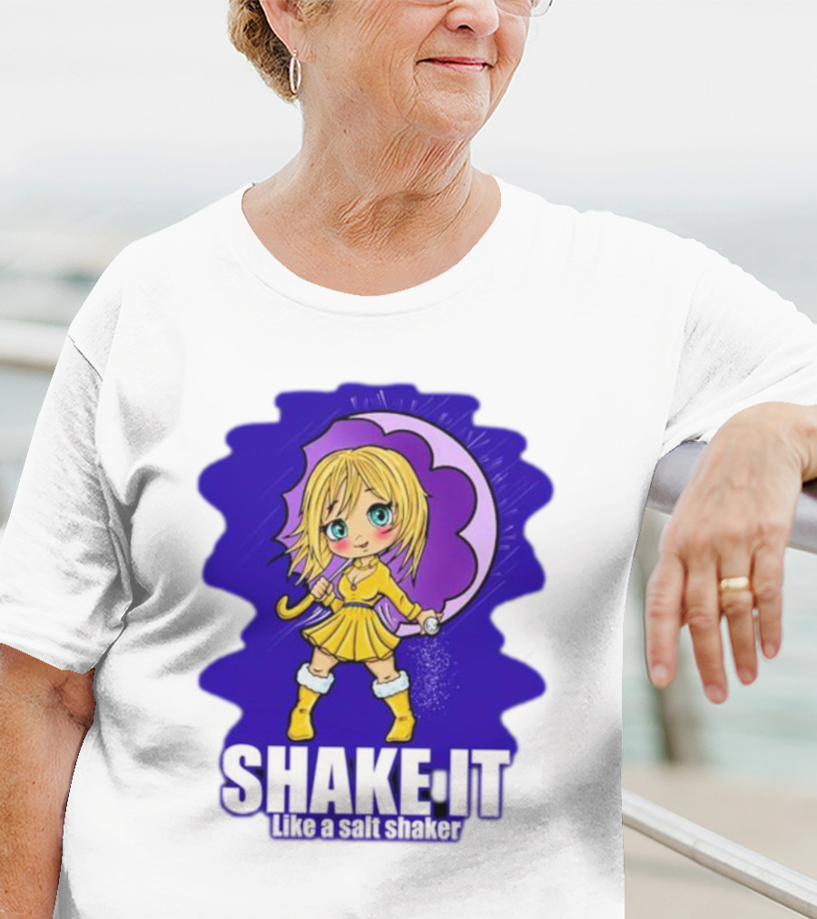 SHAKE IT Like A Salt Shaker Anime Girl T-Shirt