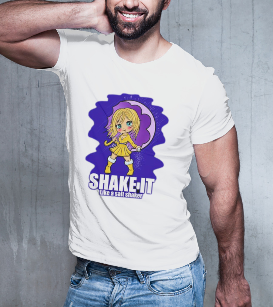 SHAKE IT Like A Salt Shaker Anime Girl T-Shirt