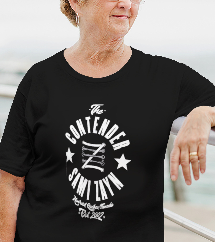 The Contender Sami Zayn Montreal Quebec Canada Est 2002 T-Shirt