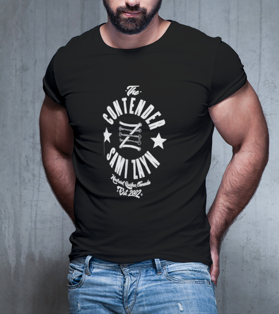 The Contender Sami Zayn Montreal Quebec Canada Est 2002 T-Shirt