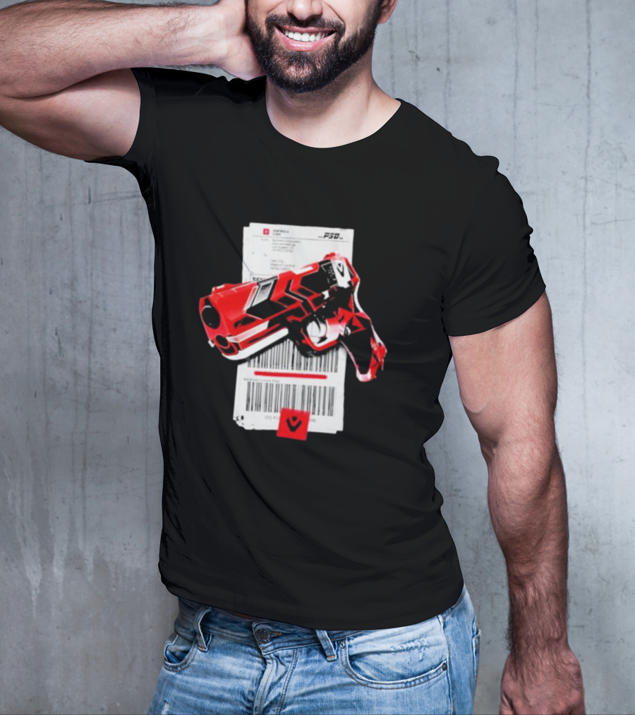 Sentinels Pistol Barcode PSD Capsule T-Shirt