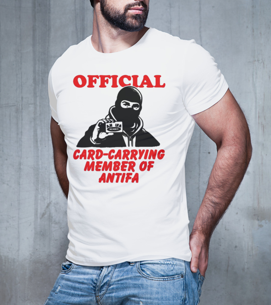 Official Card-Carrying Member Of Antifa T-Shirt