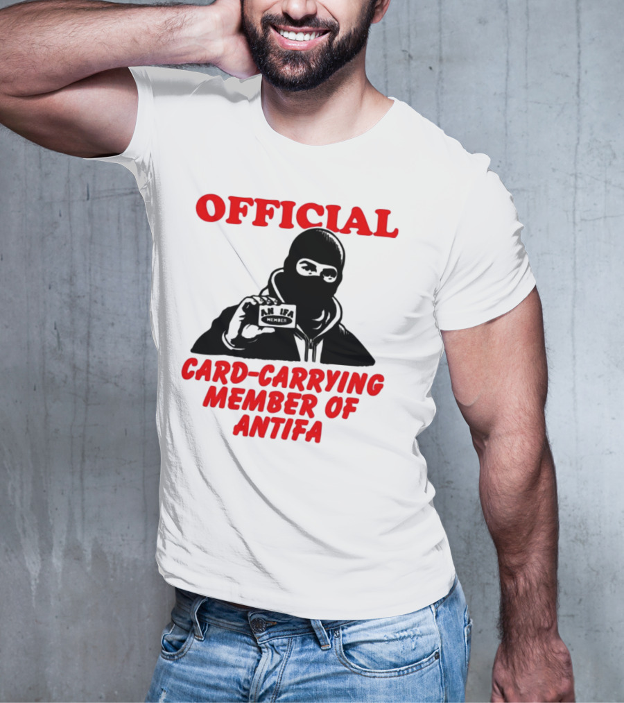 Official Card-Carrying Member Of Antifa T-Shirt
