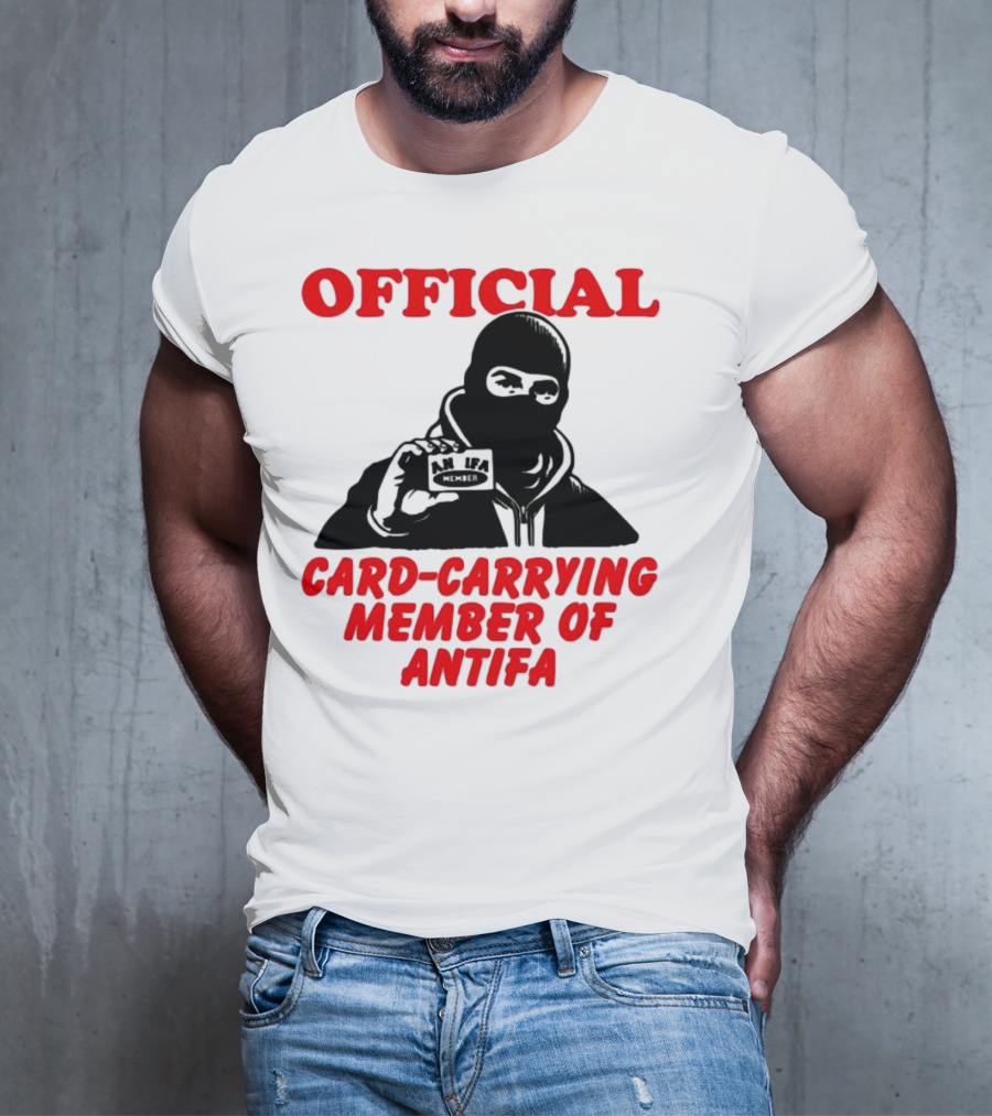 Official Card-Carrying Member Of Antifa T-Shirt