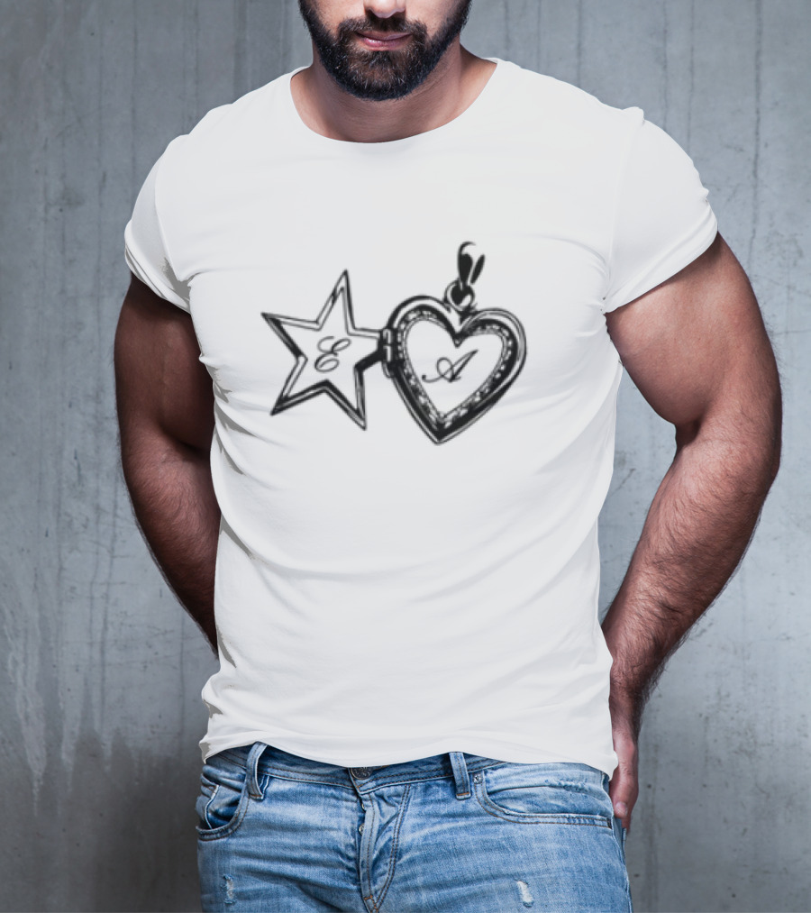 Eileen Alister The Locket Heart And Star Charm T-Shirt