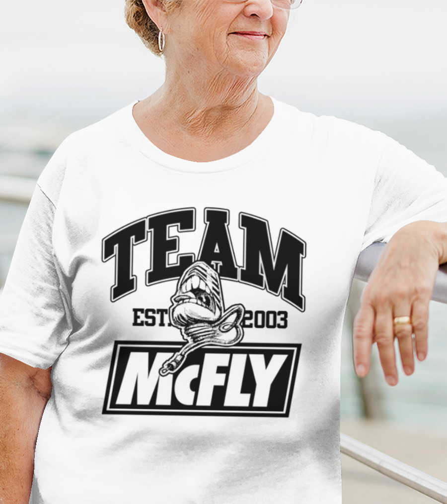 Team McFly Iconic Fist Bump Gesture T-Shirt